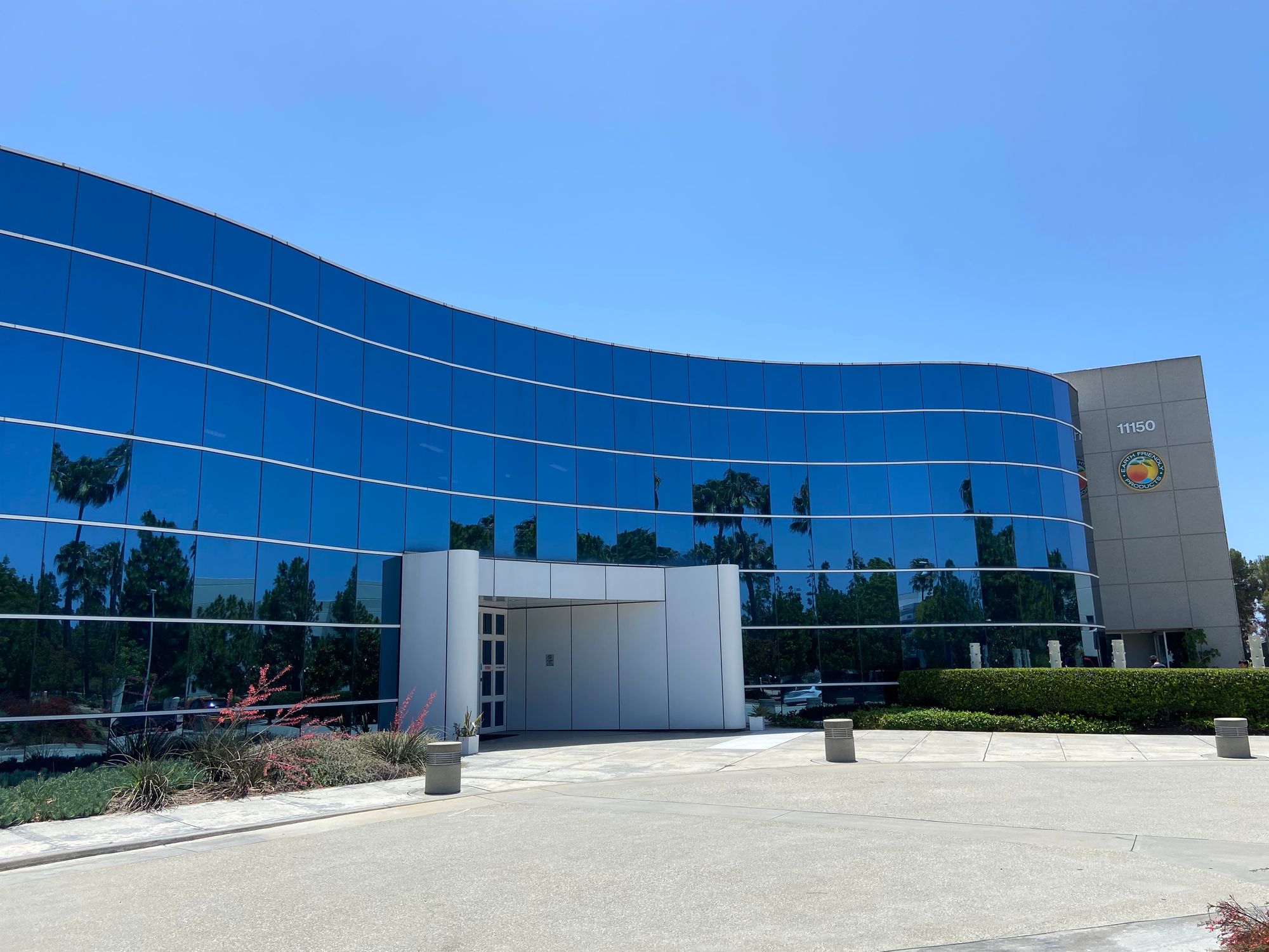 The exterior of the Ecos headquarters in Cypress, CA