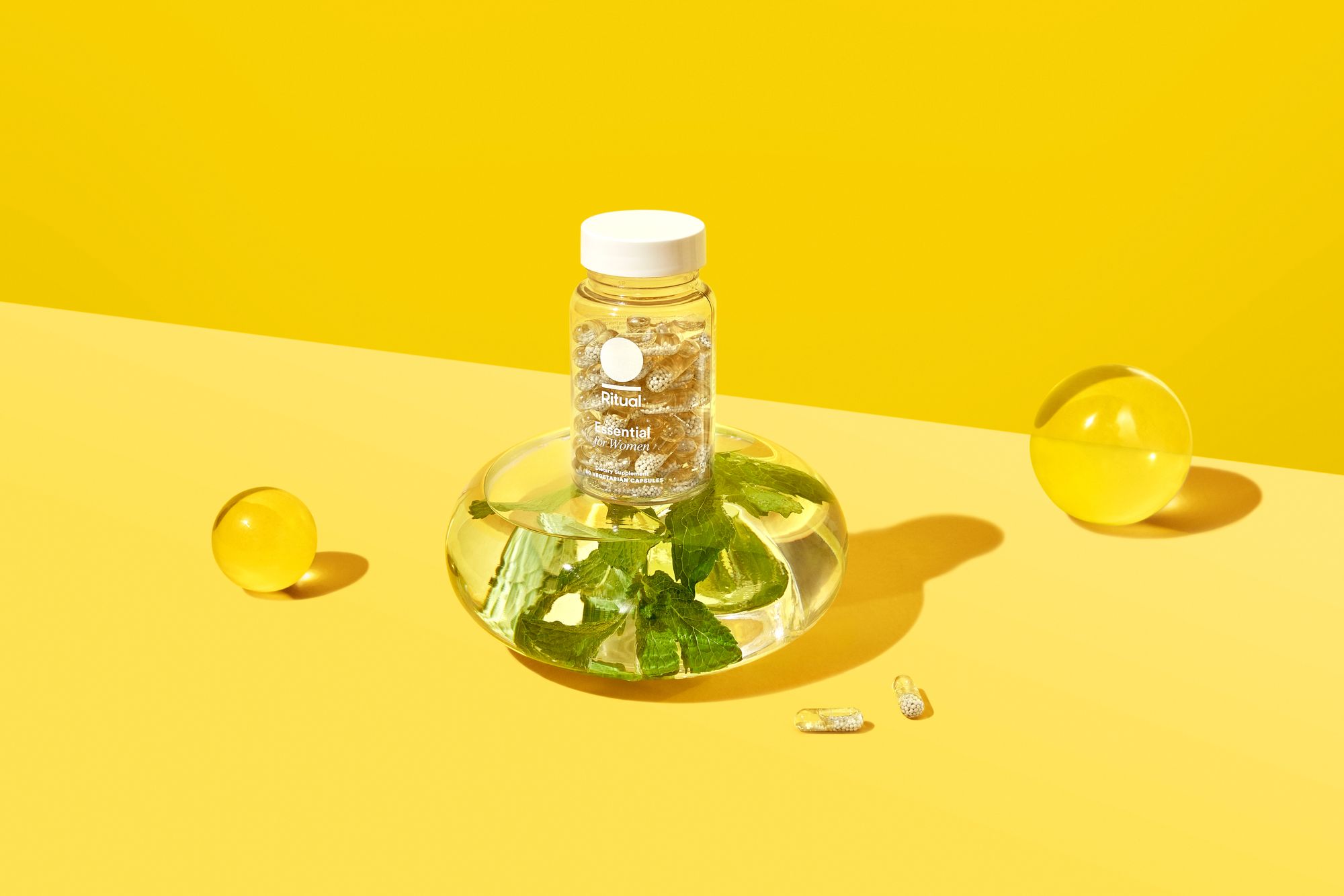 Vitamin bottle from the brand Ritual